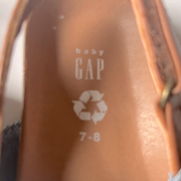 Baby Gap Girls Sandals Size 7-8 EUC - Picture 4 of 4